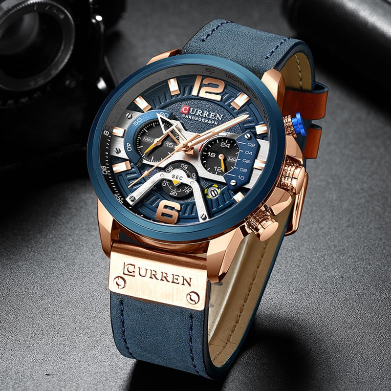 Relógio Masculino de Luxo com Caixa